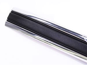 AutoGear Stick-on Rubber & Chrome Door Beading - 43mm Width