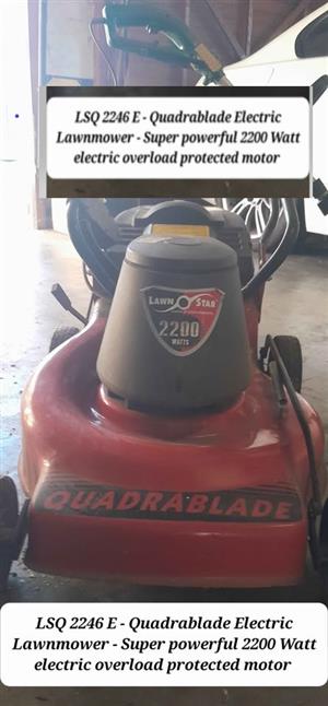 Lawnstar2200w mower & Trimtech 900edgecutter with original power cable