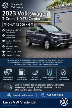 2023 Volkswagen T-Cross 1.0 TSI Comfortline