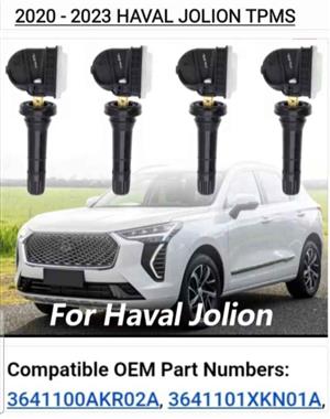 2020 - 23 Haval Jolion TPMS / tyre pressure monitor sensors and valves