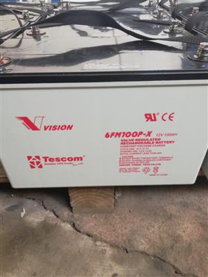 Vision Deep Cycle Battery For Sale 