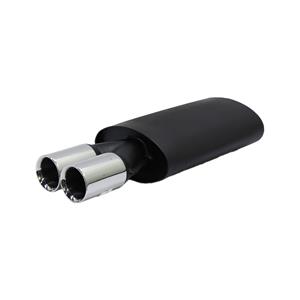 Sport Exhaust Backbox with Twin 63mm Straight Stainless Steel Tip
