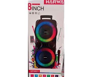 Dual 8" (58cm tall) Bluetooth Rechargeable Speaker,  New with warranty and FREE DELIVERY
