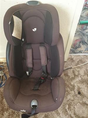 Brown car seat for sale