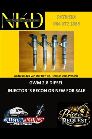 GWM 2,8 - AFFORABLE DIESEL INJECTORS ON RECON 