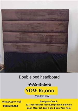 Headboards for Double bed -SALE!!