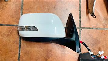 Toyota Land Cruiser side mirror with camera
