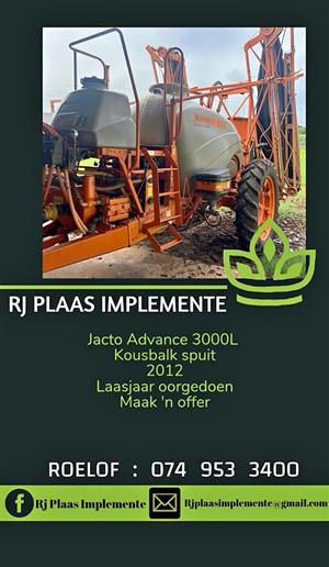 Jacto Advance 3000 kousbalk Spuit