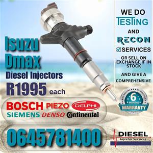 Isuzu Dmax diesel injectors for sale
