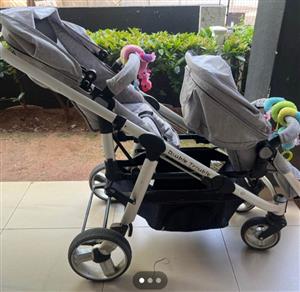 Twin pram