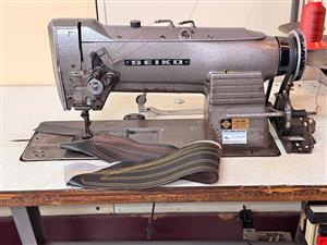 SEIKO DOUBLE NEEDLE WALKINGFOOT TO CANVAS AND LEATHER