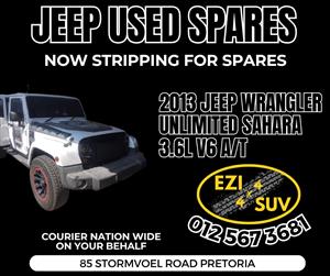 JEEP WRANGLER SAHARA UNLIMITED 3.6L V6 NOW STRIPPING FOR SPARES | EZI SUV 