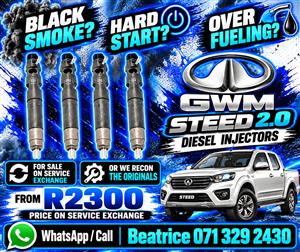 GWM 2.0 INJECTORS FOR SALE WITH WARRANTY INCLUDED 