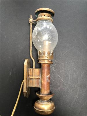 A Pair of White Star of Liverpool - Brass Wall lights / sconces - price for the pair