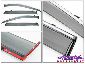 NX Tint & Chrome Stripe  Windshields for Nissan X-Trail 2014+