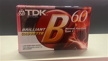 TDK B60 Cassettes