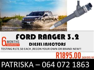 INJECTORS FOR FORD RANGER 3.2 FOR SALE