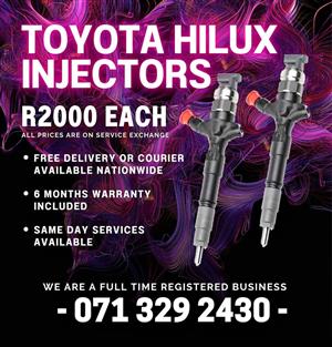 TOYOTA HILUX DIESEL INJECTORS FOR SALE WITH WARRANTY
