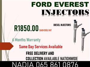 RECONDITIONED AND READY DIESEL INJECTORS FOR FORD EVEREST (3,0/BT50)
