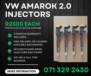 VW AMAROK 2.0 INJECTORS FOR SALE WITH WARRANTY 
