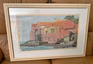 2 Skilderye te koop. 