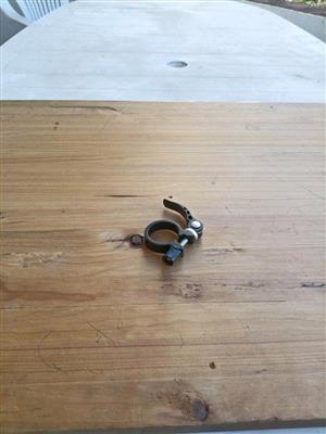 31.8mm Alloy Bike Seatpost Quick Release Clamp - Black