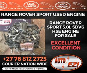 LAND ROVER RANGE ROVER SPORT 3.0L SDV6 HSE ENGINE | AUTO EZI
