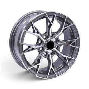 14″ ZM-134 4×100 & 4×114 Gunmetal Machine Face Alloy Wheels