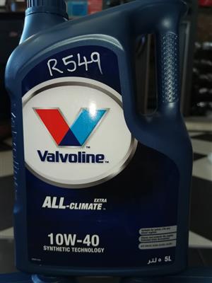 ENGINE OIL VALVOLINE 10-W40 ALL CLIMATE ENGINE OIL 