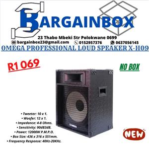 OMEGA PROFESSIONAL LOUD SPEAKER X-H09
