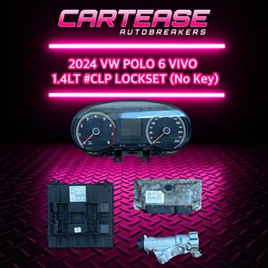 2024 VW POLO 6 VIVO 1.4 #CLP LOCKSET NO KEY FOR SALE 