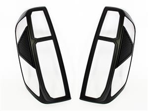 Nissan Navara 2010+ Matt Black Tailight Trim (pair)