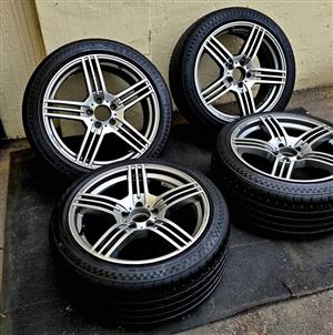 18' AMG Wheels with NEW Tyres