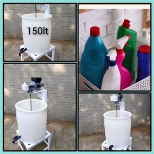 150lt DETERGENT MIXING MACHINES, INCLUDING FORMULATION BOOKLET,tion]