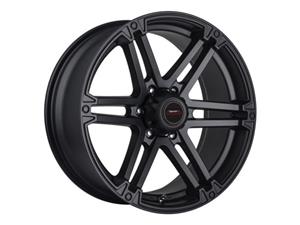 17″ A-Line Blast 6/139 Satin Black Alloy Wheels