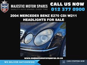 2004 Mercedes Benz E270 cdi W211 headlight for sale