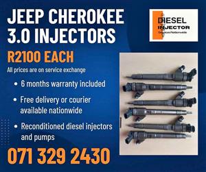 JEEP CHEROKEE 3.0 INJECTORS FOR SALE WITH WARRANTY
