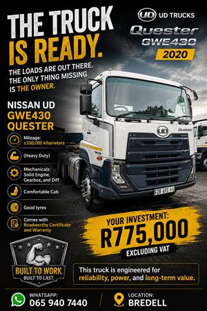 2020 UD QUESTER CWE 430 (6x4)​
