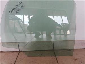 Citroen c3 right rear door glass original