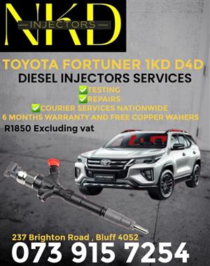 Toyota Fortuner 1KD D4D INJECTORS 
