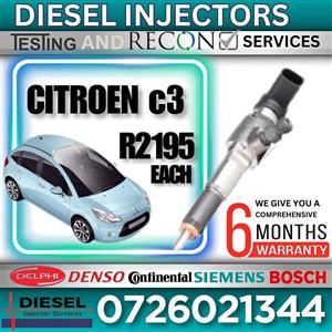 Citroen C3 1.4 diesel injectors for sale
