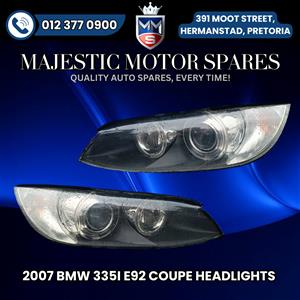 2007 BMW 335i E92 Coupe Headlights for Sale – Used