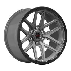 20″ A-Line Bounty 6/139 Titanium Black Lip Alloy Wheels