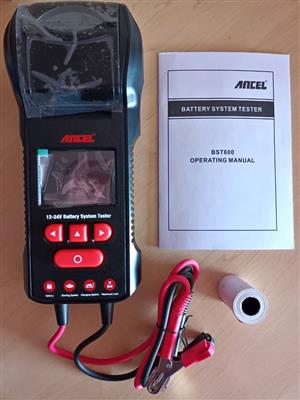 ANCEL BST600 12V AND 24V BATTERY TESTER