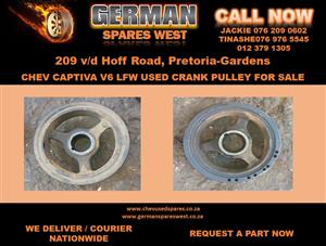 Chev Captiva V6 LFW Used Crank Pulley for Sale