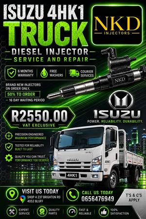 Fix_Your_Isuzu_4HK1_Truck_Diesel_Injector_with_NKD