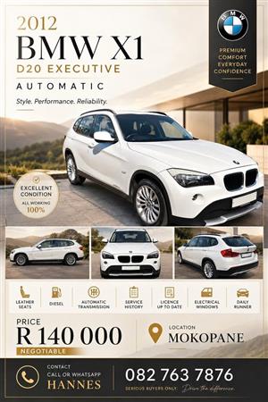 2012 BMW X1 sDrive D20 Executive Automatic
