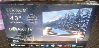 Brand New Lexuco 43" Smart LED Televisions