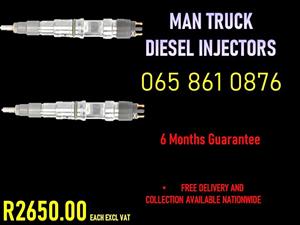 MAN TRUCK DIESEL INJECTORS FOR SALE OR RECONDITIONING