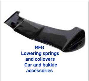 Polo Batman gloss black plastic roof spoiler